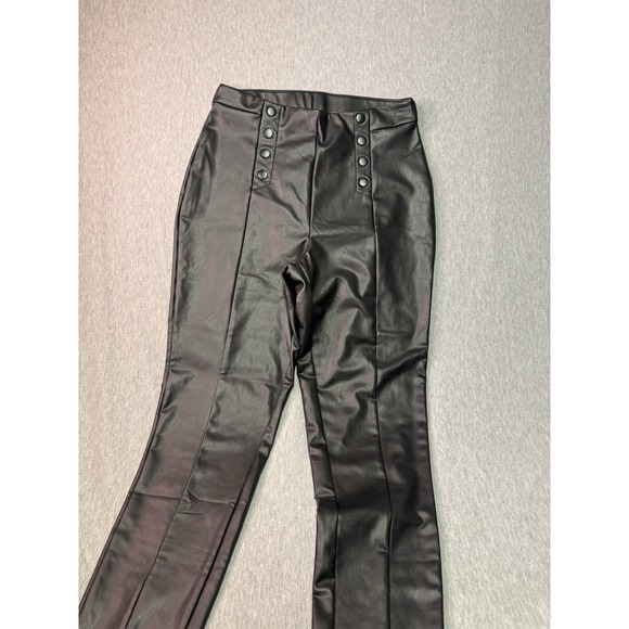 Ci Sono Pants - Ci Sono Women's Faux Leather Pants Black Pull On Skinny Leggings Size M